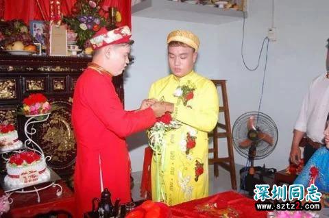 越南一对相恋6年的同性恋结婚，亲戚来捧场祝福却笑得有点尴尬