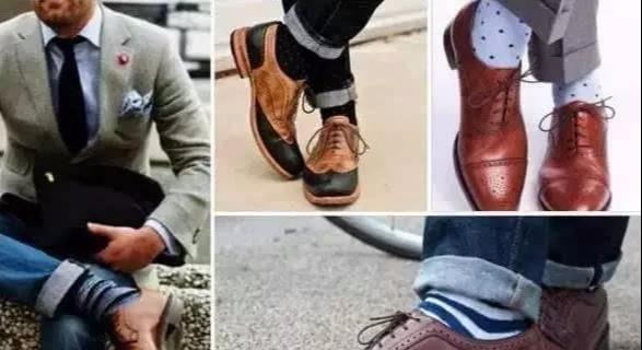 男人袜子的穿搭讲究，是根据裤子而非鞋子搭